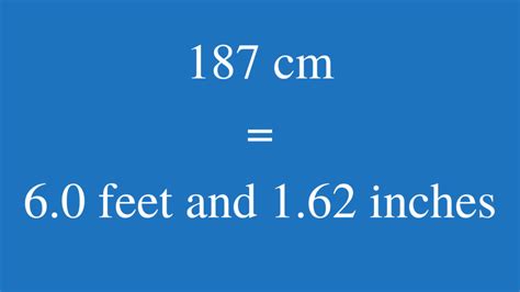 187cm in inches|187cm in feet and inches.